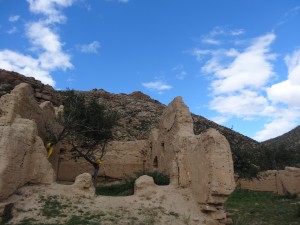 Les ruines près du temple de Tarni