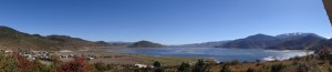 Le lac Napa toujours, vu d'en haut