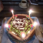 Gâteau d'anniversaire.