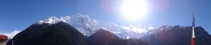 Panorama depuis Upper Pisang.