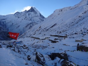 Le camp de base de l'Annapurna.