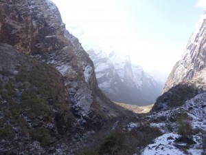 Descente vers la vallée.