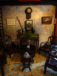 L'intérieur de la maison de la famille Tran.