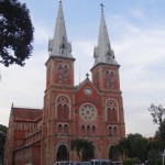 La cathédrale de Ho Chi Minh Ville.