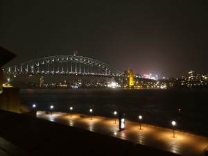 Vue depuis le balcon de l'opéra au moment de l'entracte.