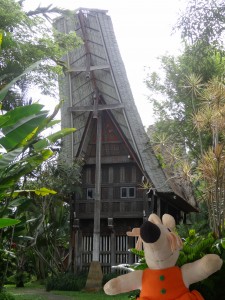 Une maison typique du peuple Toraja.