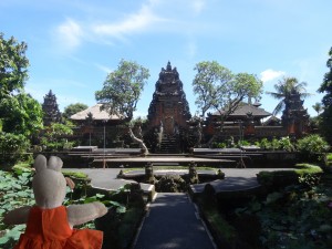 Un des nombreux temples de la ville d'Ubud.
