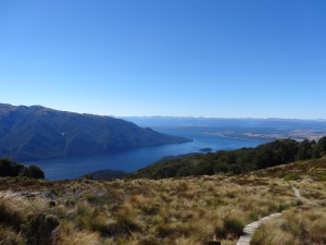 Vue depuis le refuge de Luxmore.