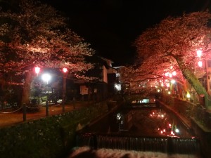 Promenade nocturne à la lueur des lampions.