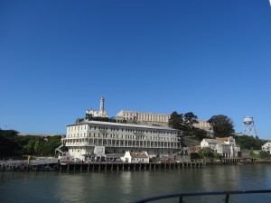 Arrivée à Alcatraz.