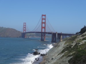 Pour quitter San Francisco, on est passé par la grande porte : le Golden Gate.