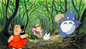 Quelques personnages japonnais célèbres: ceux issus des films d'animation de Miyazaki,