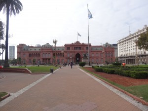 La Casa Rosada, l’Elysée argentin.