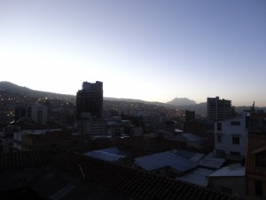 La Paz au petit matin.