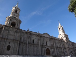 La cathédrale d'Arequipa.