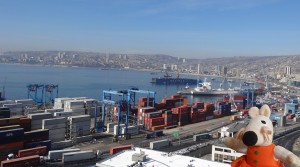 Le port de Valparaiso.