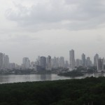 La skyline de Panama sous un ciel de plomb.